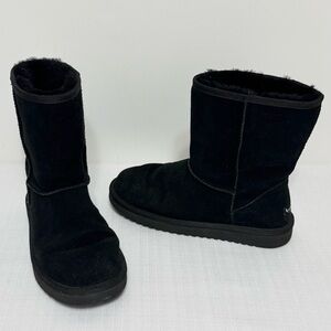 Koolaburra By UGG Koola Classic Short Boots 8" Black 1017090 Women's Size 7